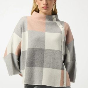 JOSEPH RIBKOFF ROSE/MULTI COLOURED TOP STYLE 243948F25-4428