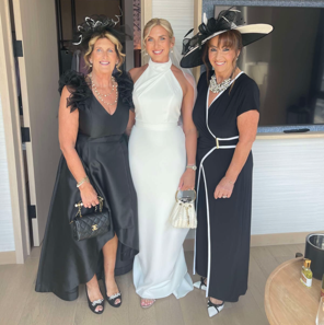 3 ;adies dressed in wedding outfits from New Image in Sheffield