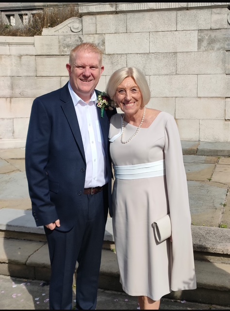 Mother of the Groom outfit for Daniel's wedding